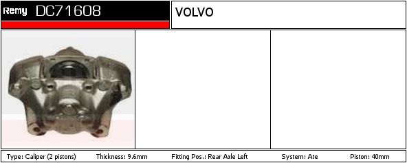 DELCO REMY Pidurisadul DC71648